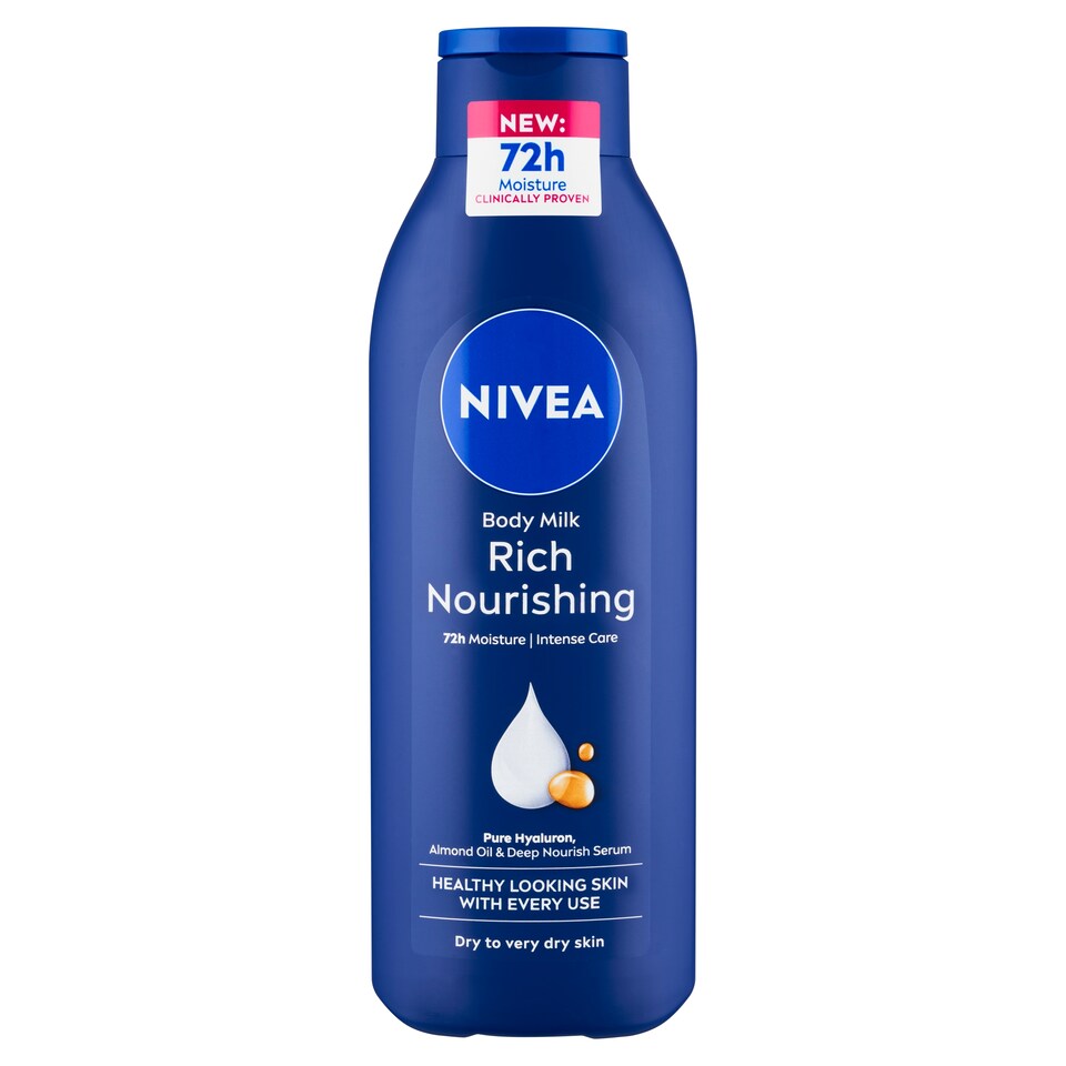 Obrázek 1 pro produkt Nivea Body Milk Výživné tělové mléko 250ml