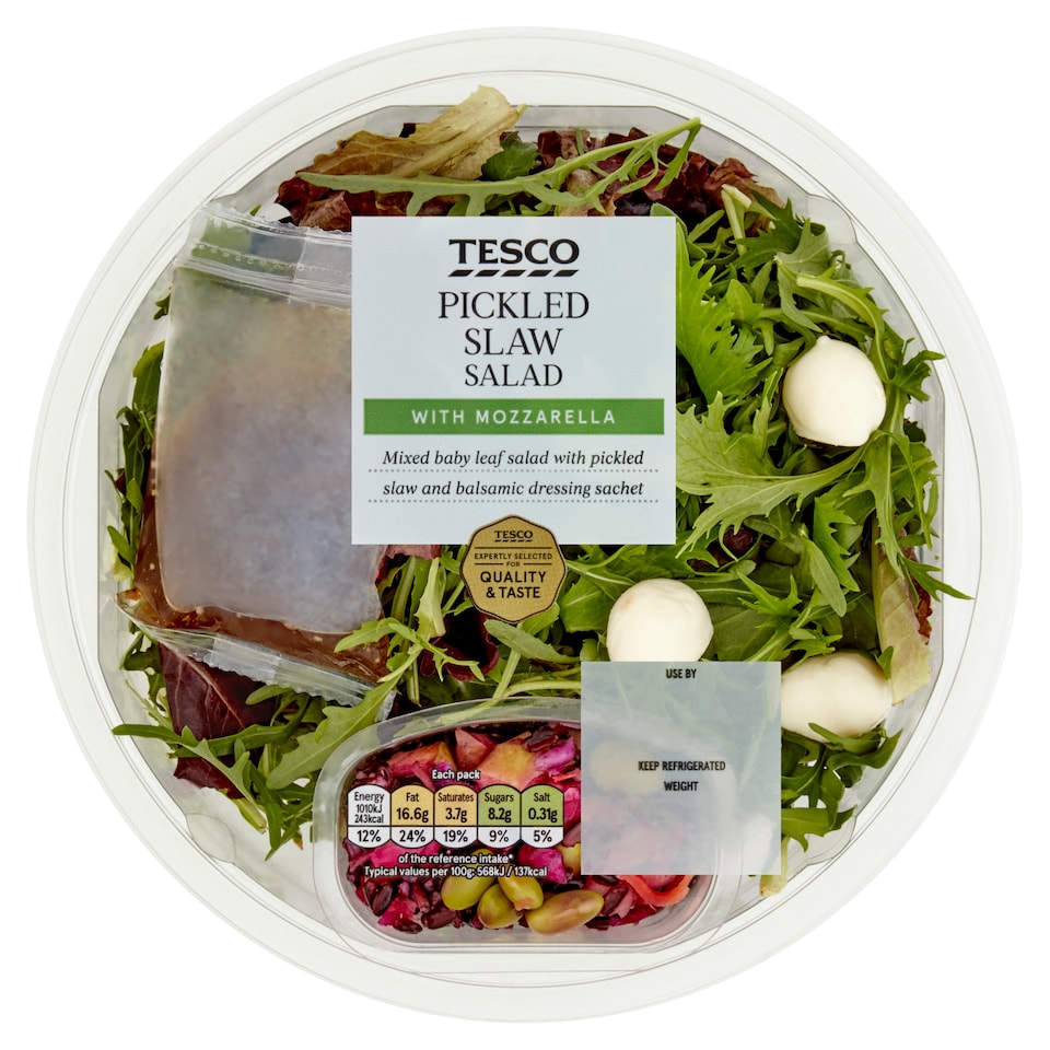 Tesco Pickled Slaw Salad 178G
