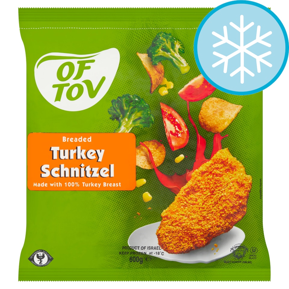 Turkey Schnitzel Breaded Turkey Cooked