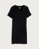 image 4 of F&F CoolEase™ Ribbed Nightdress in Black