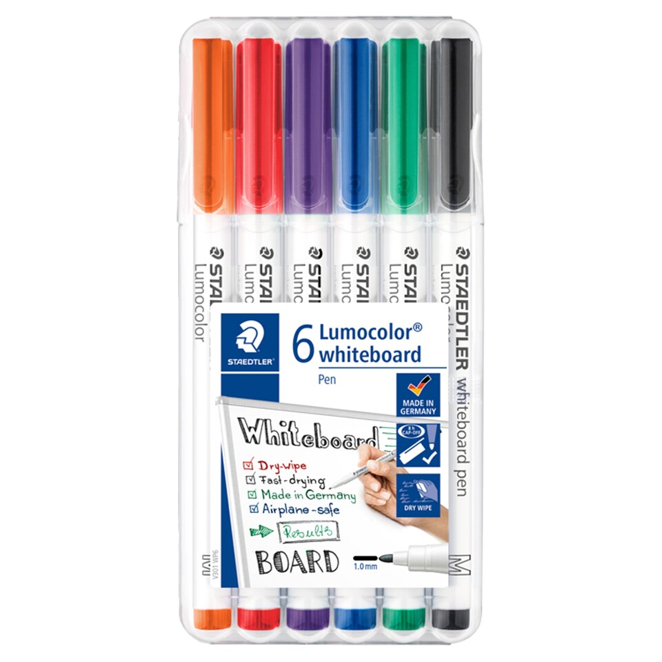 Staedtler Whiteboard Markers 6 Pack