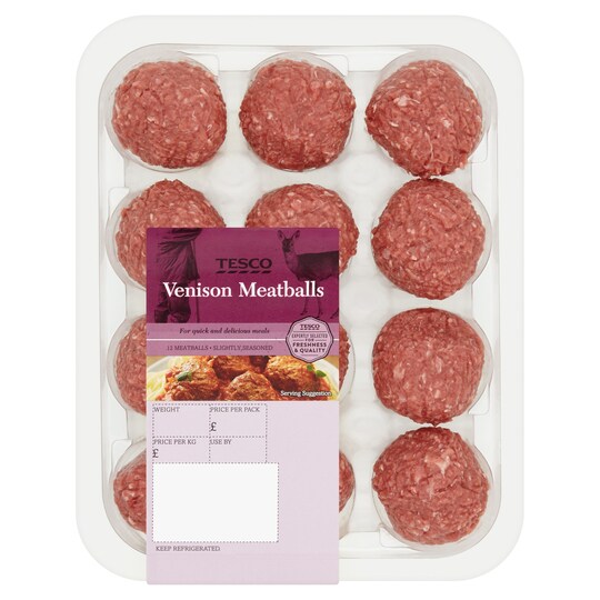 Tesco Venison Meatballs 336g Tesco Groceries