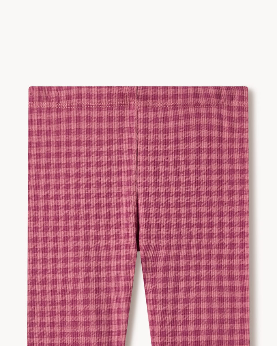 image 1 of F&F Baby Cotton Rich Sweatshirt and Leggings Set in Pink