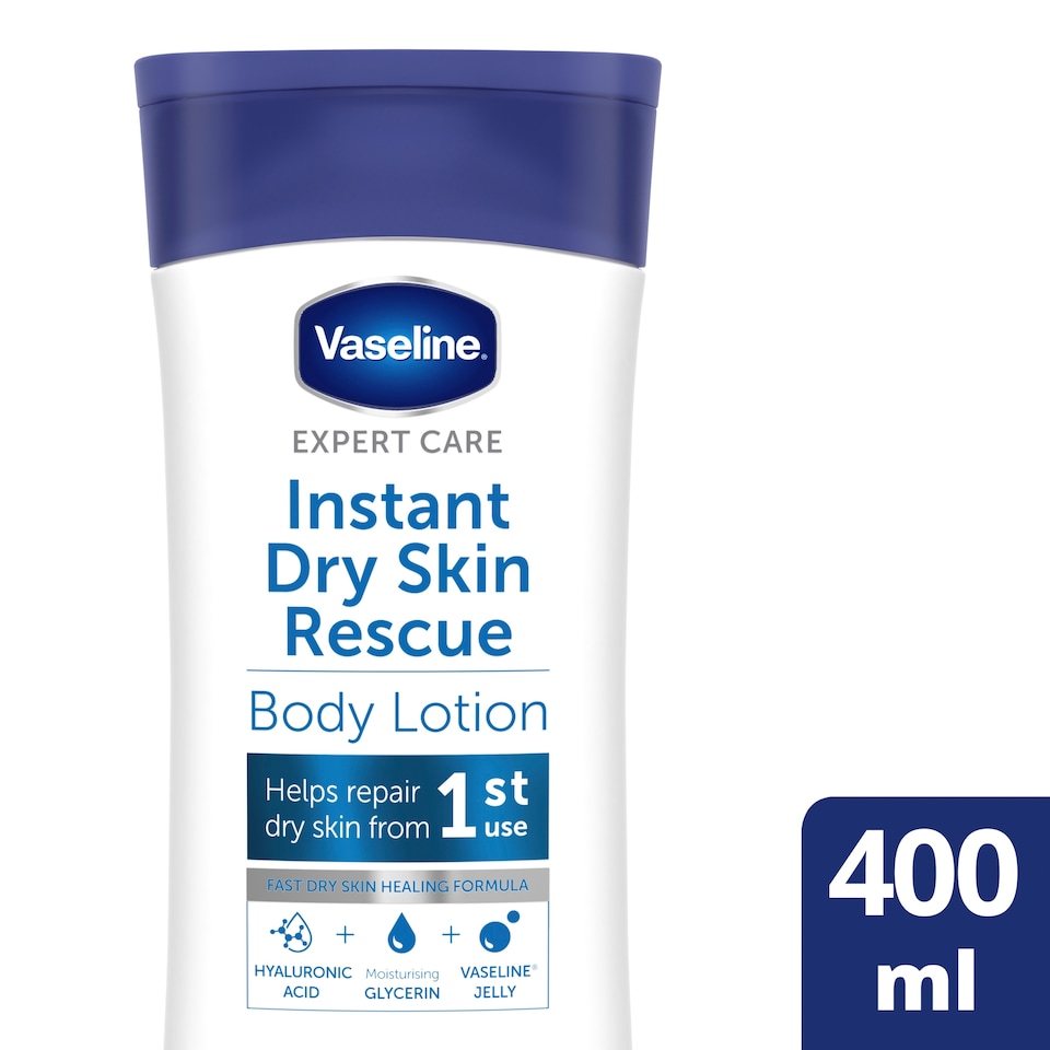 image 1 of Vaseline Expert Care Instant Dry Skin Rescue Lotion 400Ml