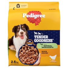 Pedigree Dry Dog Food Tender Goodness with Poultry 2.6kg