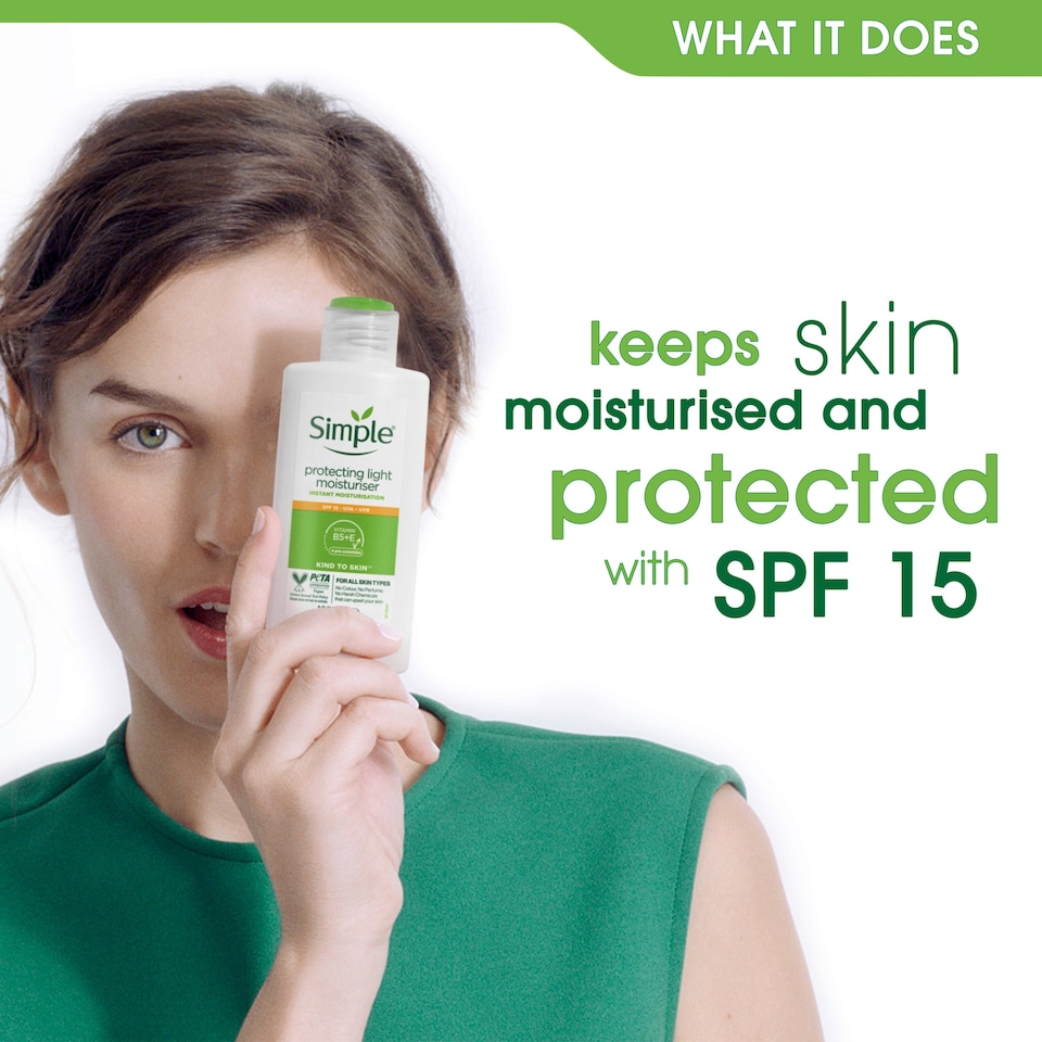 image 1 of Simple Kind To Skin Protecting Light Moisturiser Spf 15 125Ml