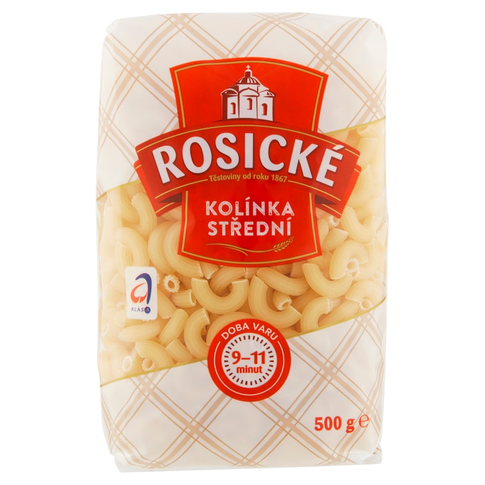 Obrázek 1 pro produkt Rosické Těstoviny kolínka střední 500g