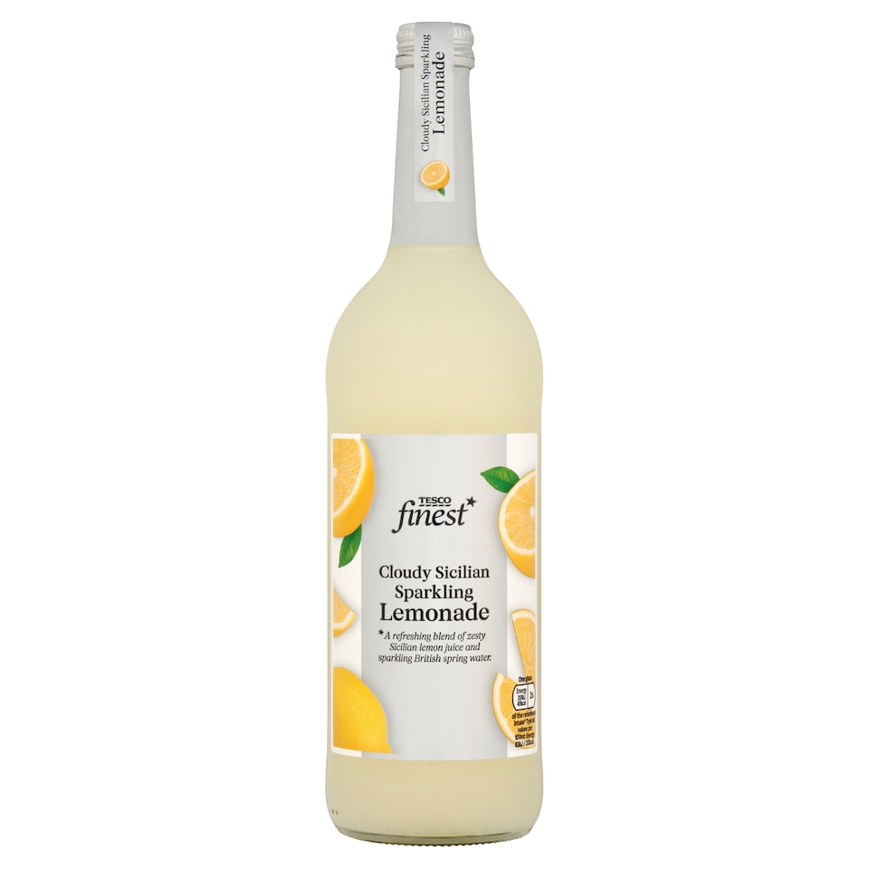 Tesco Finest Cloudy Sicilian Sparkling Lemonade 750ml