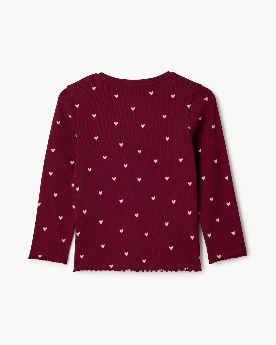 image 1 of F&F Girls 5-Pack Cotton Rich Ribbed Tops in Multi Pink