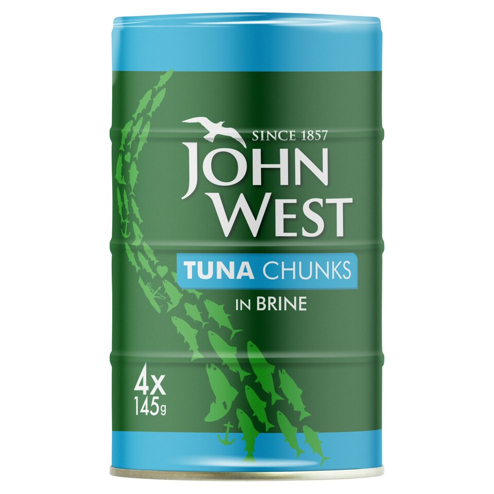 John West Tuna Chunks In Brine 4X145g