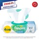 Pampers Harmonie Aqua Nedves Törlőkendő, 4 Csomag = 192 db Törlőkendő  1. kép