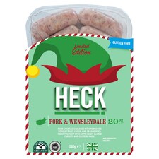 HECK Pork, Wensleydale & Cranberry Cocktail Sausages 340g