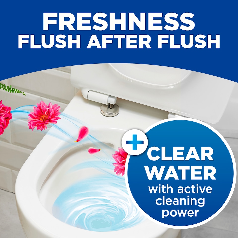 image 1 of Bloo In-Cistern Toilet Blocks Flowers 2 x 50g (100g)