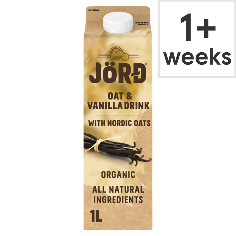 Jord Organic Oat & Vanilla Drink 1L Tesco Groceries