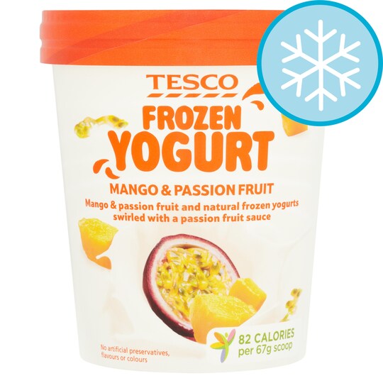 T. FROZEN YOGURT MANGO & PASSION FRUIT 500ML Tesco Groceries