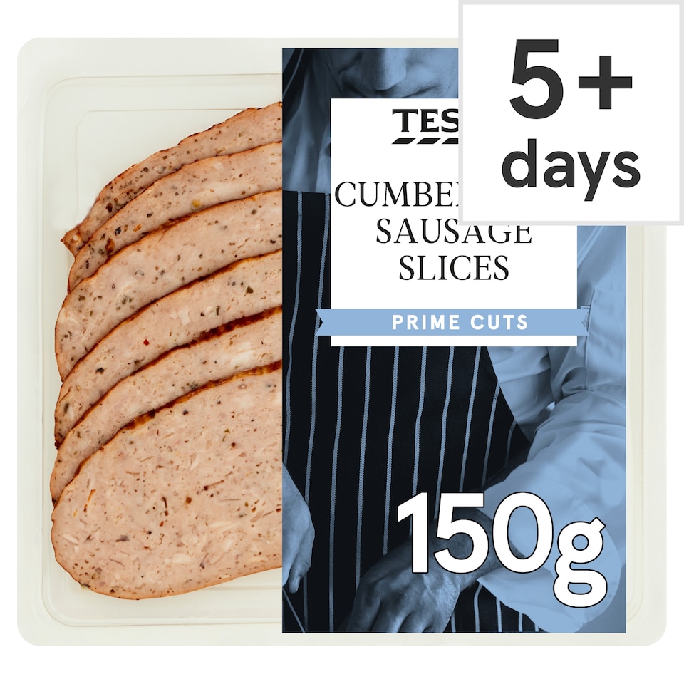 Tesco British Cumberland Sausage Slices 150g
