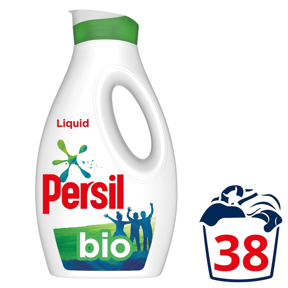 image 1 of Persil Bio Laundry Washing Liquid Detergent 38 Washes 1026ml