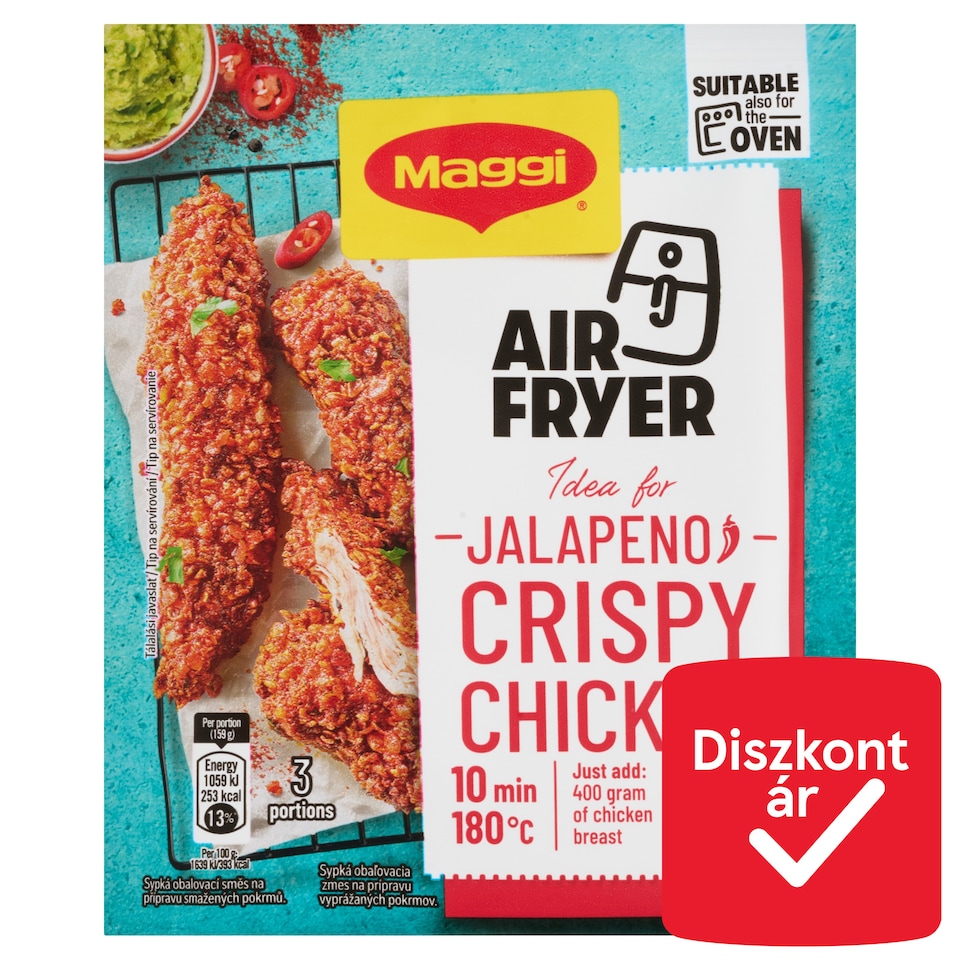image 1 of Maggi Crispy Jalapeño Breadcrumb Coating with Jalapeño Peppers for American Style Dishes 66 g