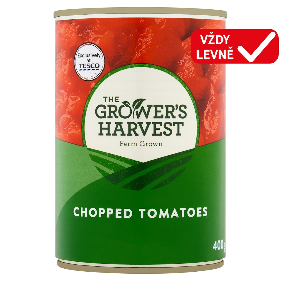 The Grower's Harvest Krájená rajčata v rajčatové šťávě 400g
