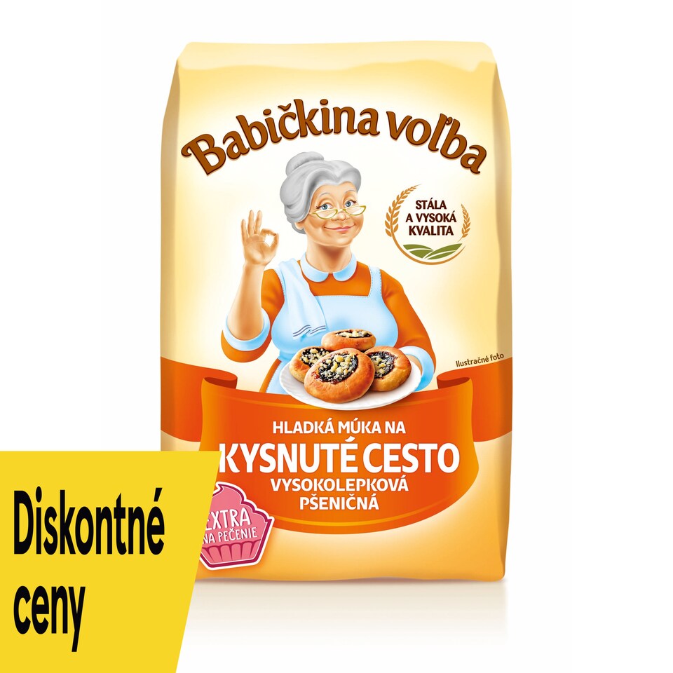Babičkina Voľba Flour for Yeast Dough Wheat 1 kg