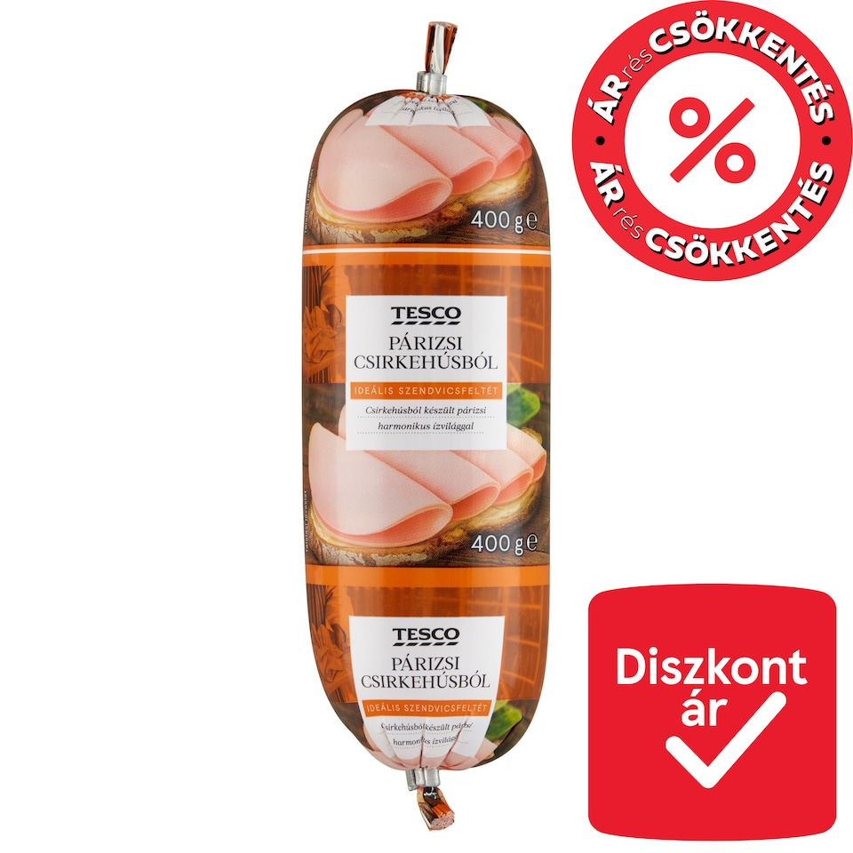 Tesco párizsi csirkehúsból 400 g