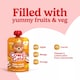 image 2 of Cow & Gate Fruit Pouch Apple Mango Orange & Carrot Baby Food 6+ Months 100g