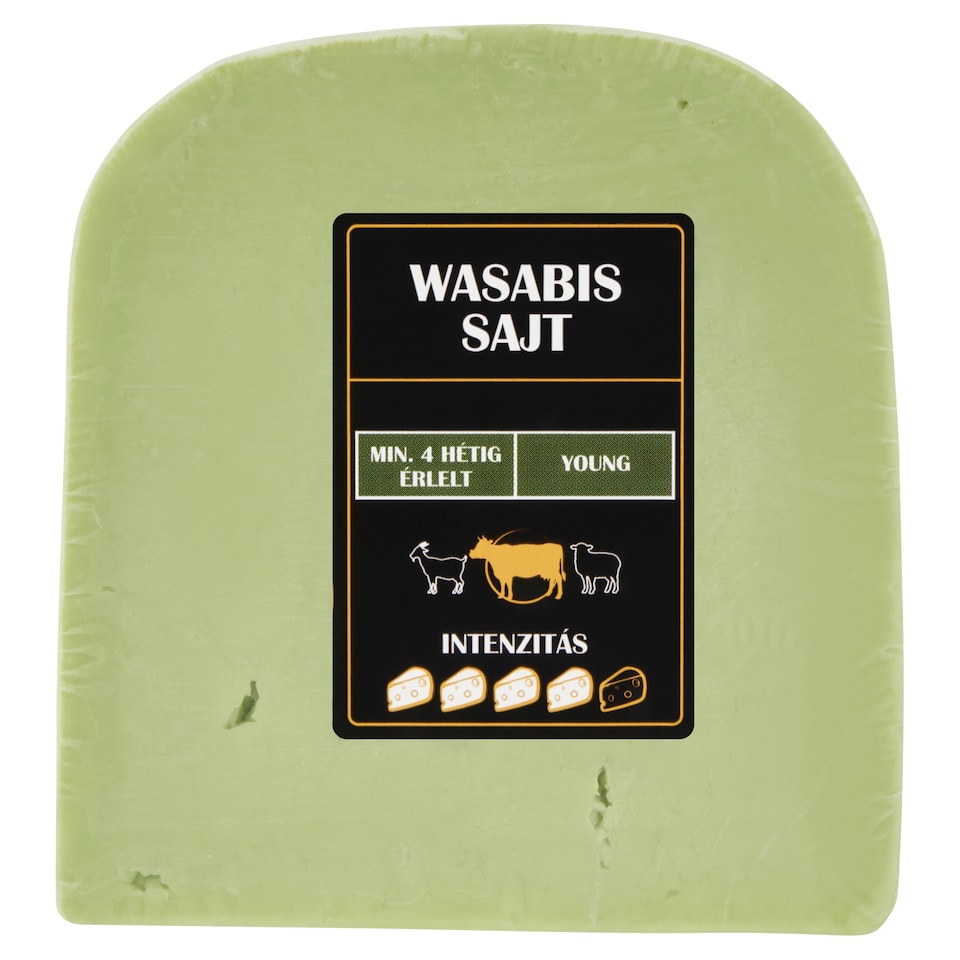 Lecker Fat, Semi-Hard Gouda Cheese with Wasabi Flavour