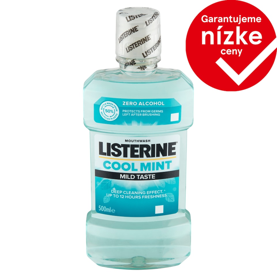 obrázok 1 z LISTERINE Cool Mint Mild Taste ústna voda 500 ml