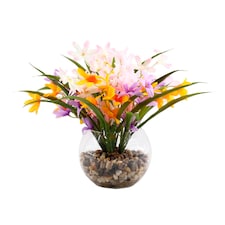 Bayswood Bright Florals In Glass Pot