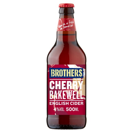 Brothers Cherry Bakewell Cider 500Ml Tesco Groceries