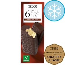 Tesco Dark Chocolate Ices 6x70ml
