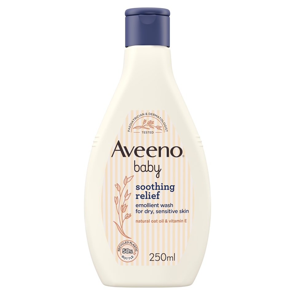 image 1 of Aveeno Baby Soothing Relief Emollient Baby Wash for Dry Skin 250ml