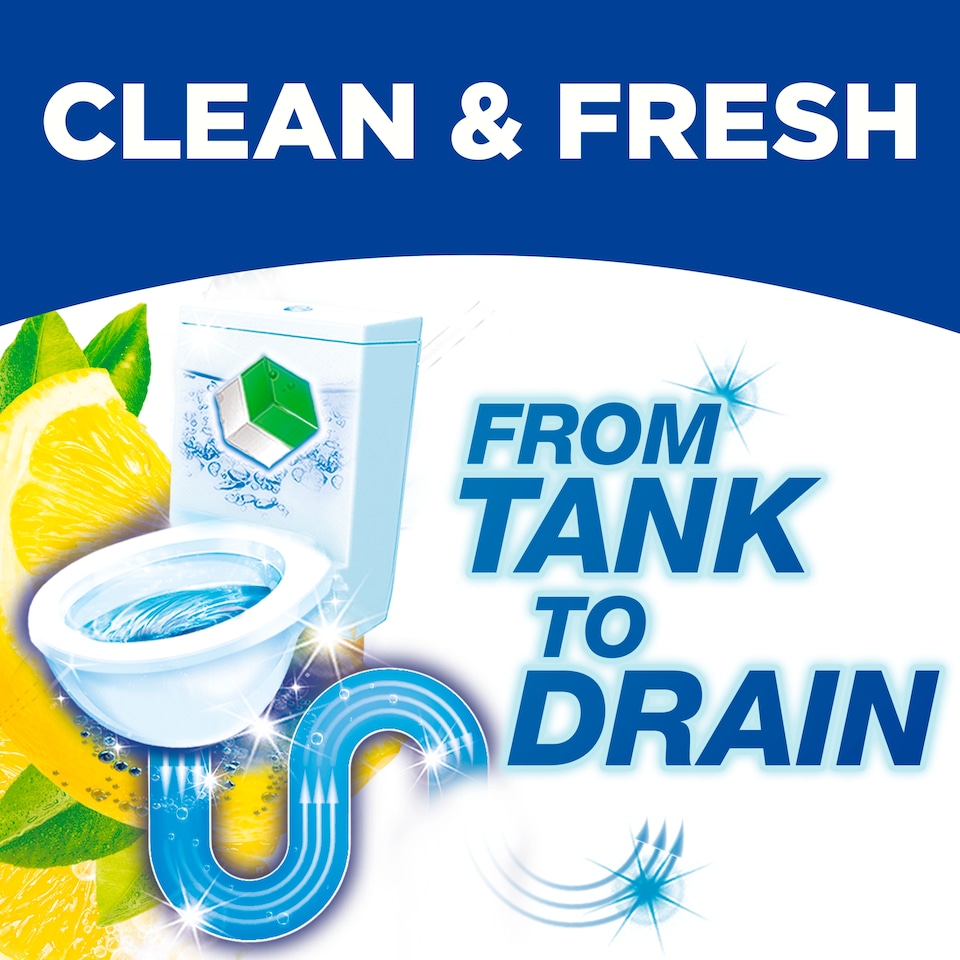 image 1 of Bloo Toilet Blocks - Lemon 4 x 50g (200g)