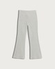 image 4 of F&F Girls Cotton Rich Flared Leggings in Grey