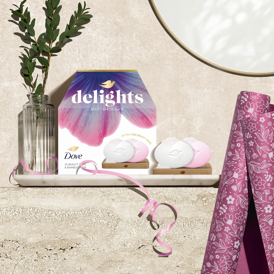 image 1 of Dove Beauty Bar Delights Gift Set