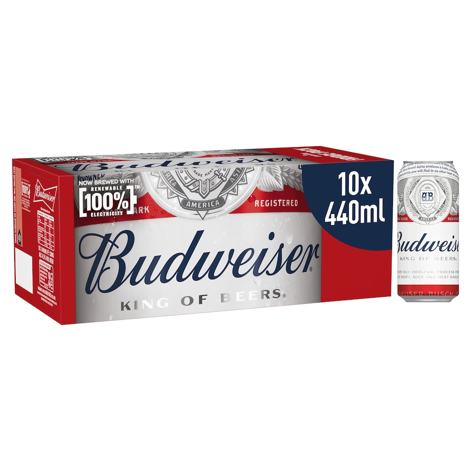 Budweiser Lager 10 X 440Ml