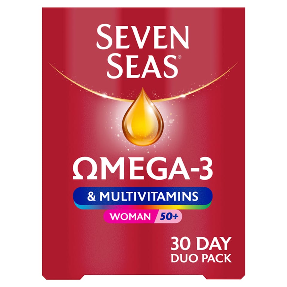 image 1 of Seven Seas Omega-3 & Multivitamins Women 50+ Duo Pack 60s
