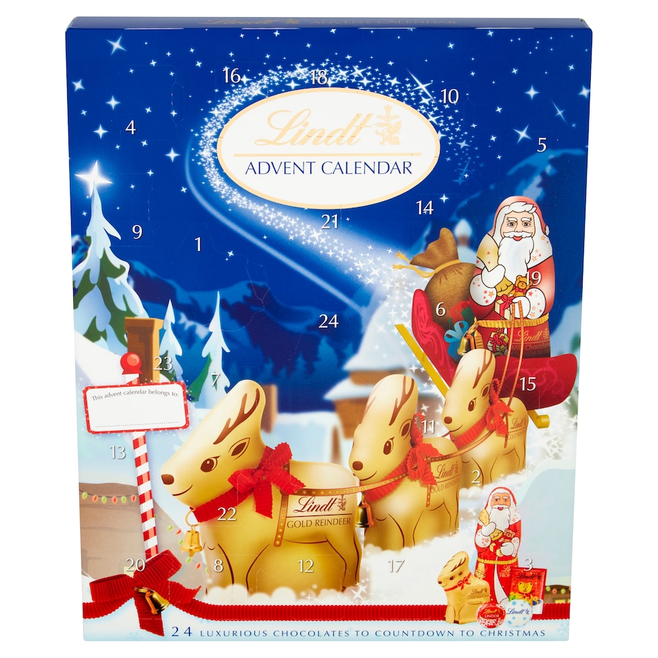 image 1 of Lindt Advent Calendar 160G