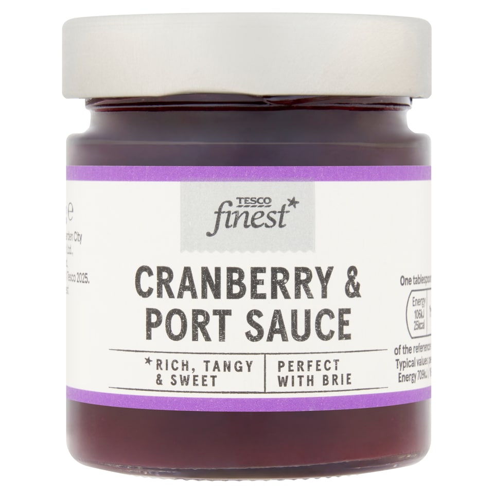 Tesco Finest Cranberry & Port Sauce 200g