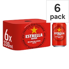 Estrella Damm Lager 6 x 330ml