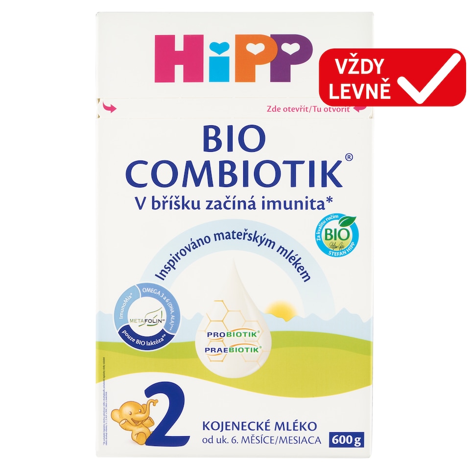 image 1 of HiPP Combiotik 2 Organic Baby Milk from the End of the 6th Month 600g