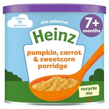 Heinz Multigrain Pumpkin, Carrot & Sweetcorn Porridge Baby Food 200g