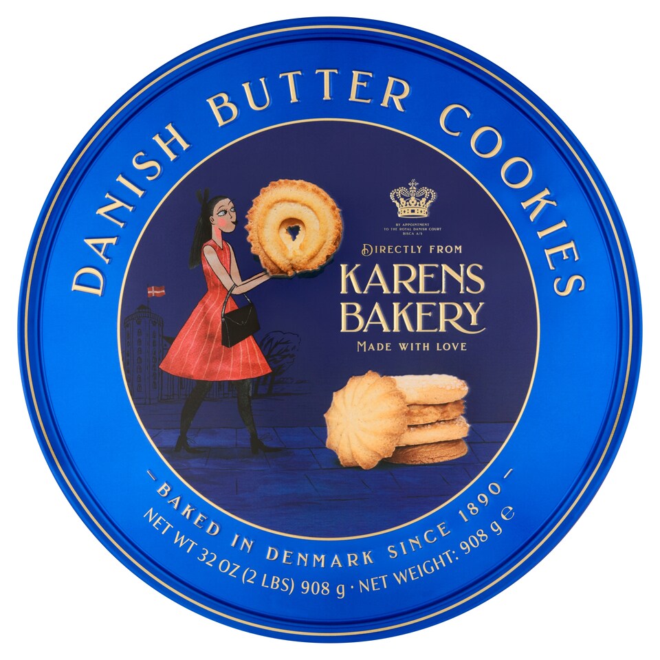 Karens Bakery Danish Butter Cookies 908g