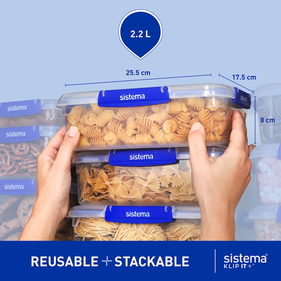image 1 of Sistema Klip It Plus 2L 3 Pack