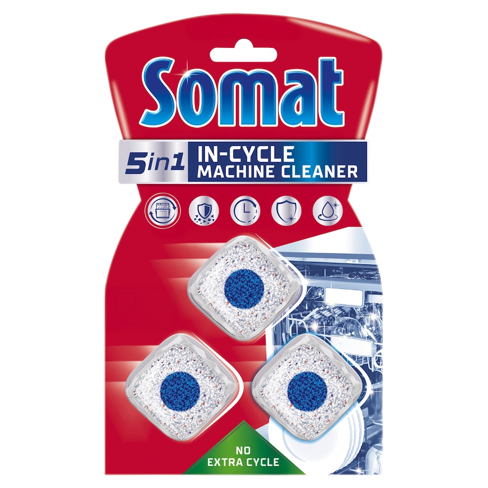image 1 of Somat Duo Power Experts Dishwasher Cleaning Tablets 3 x 19 g