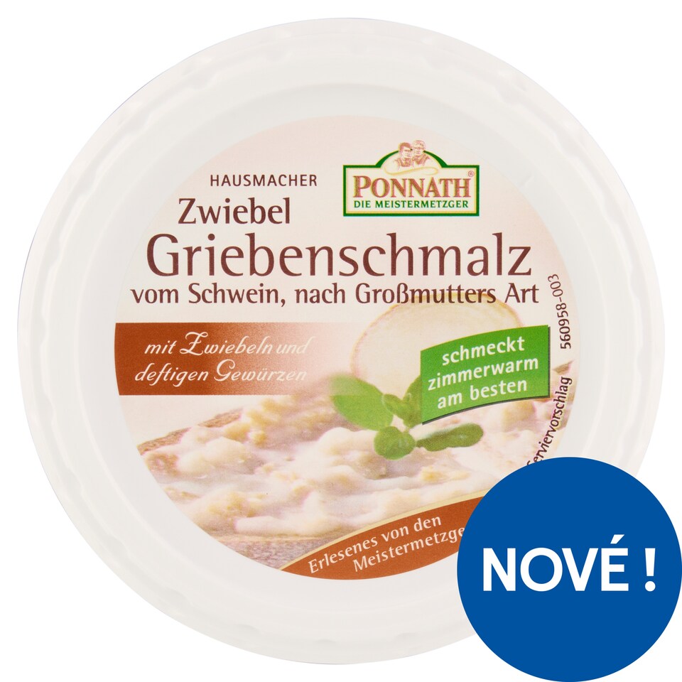 Obrázek 1 pro produkt Ponnath Škvarková pomazánka s cibulí 200g