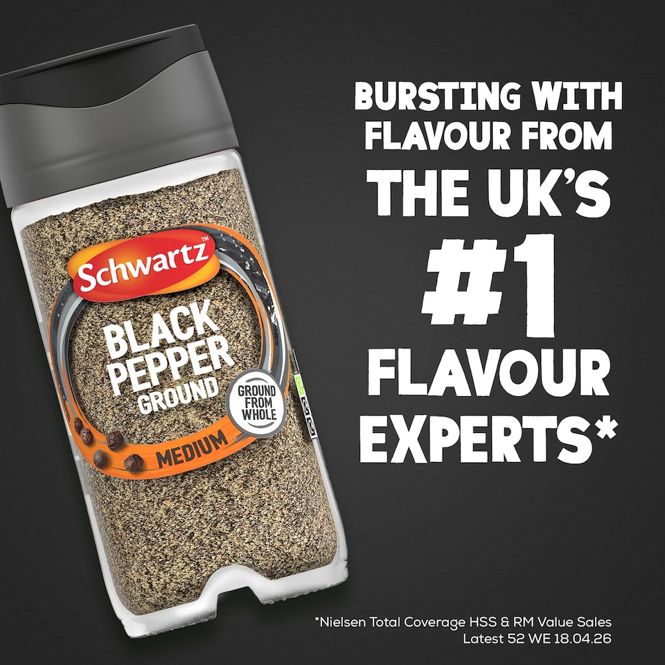 image 1 of Schwartz Ground Black Pepper 33G Jar