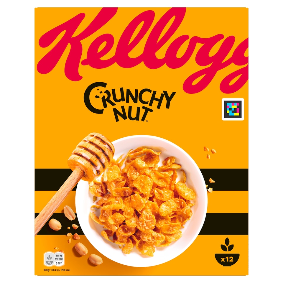 Kellogg's Crunchy Nut Toasted Flakes of Corn 375 g
