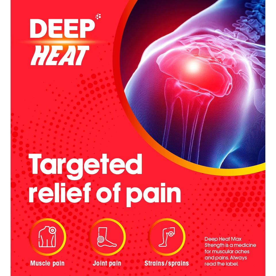 image 1 of Deep Heat Max Strength Pain Relief Cream 35g
