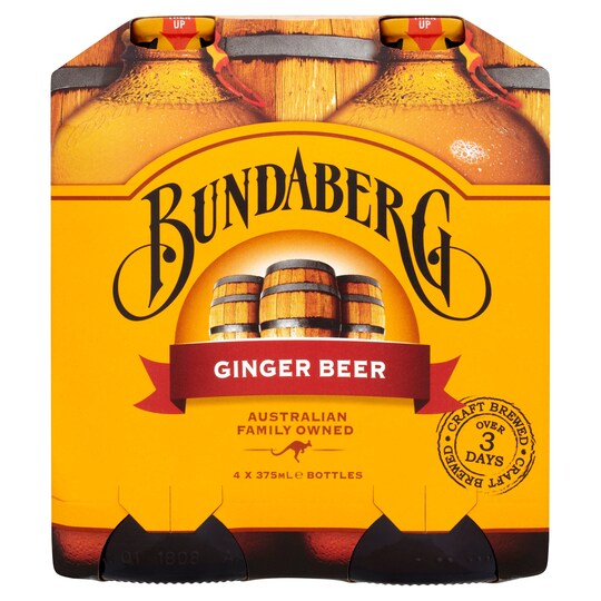 Bundaberg Ginger Beer 4 X 375 Ml